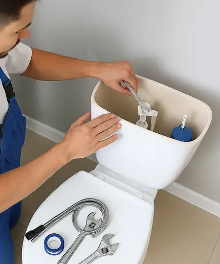 Toilet repair & replacement Hurst TX - 24/7 emergency toilet services